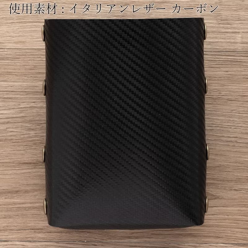 ウェストバッグ イタリアンレザー【 カーボンレザー 】 ベルトポーチ アウトドア レジャー キャンプ 誕生日 プレゼント ギフト メンズ 父の日 DH01M