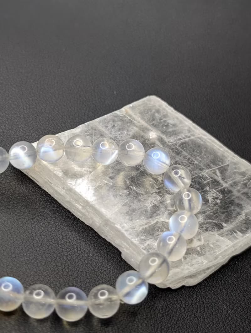 藍月光石 Moonstone 手串 手鍊 天然水晶 8mm 水晶