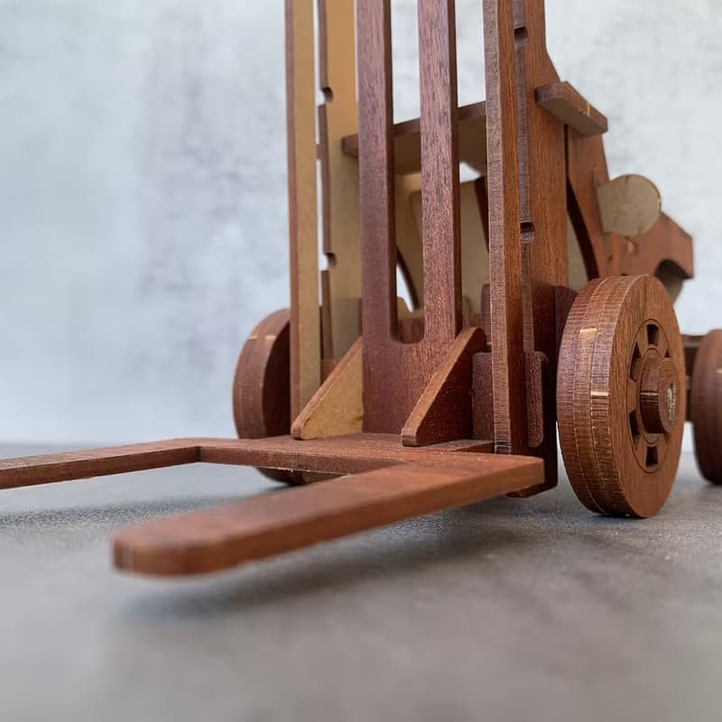 【手作DIY】中小朋友玩具(堆高機) 手作DIY 組裝 玩具