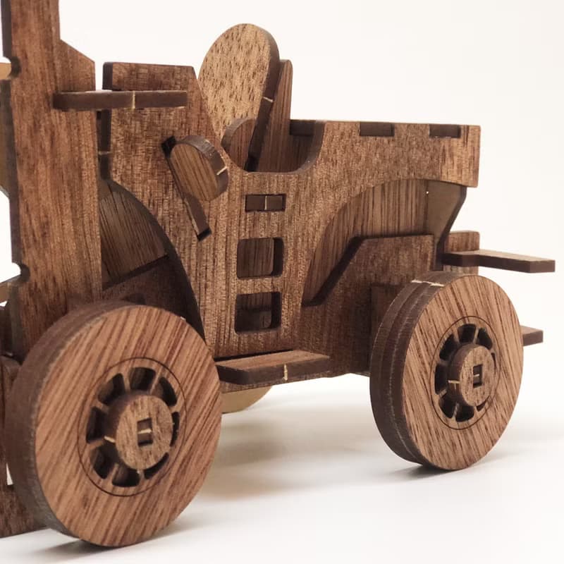 【手作DIY】中小朋友玩具(堆高機) 手作DIY 組裝 玩具