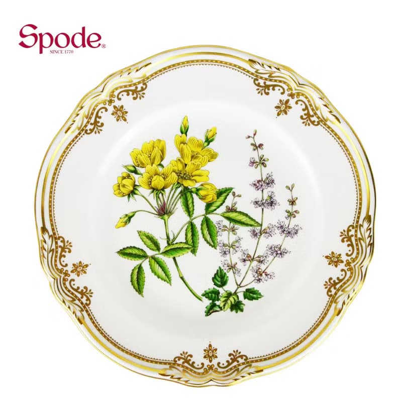 英國Spode-Stafford Flowers斯塔福之花系列-23.5cm盤