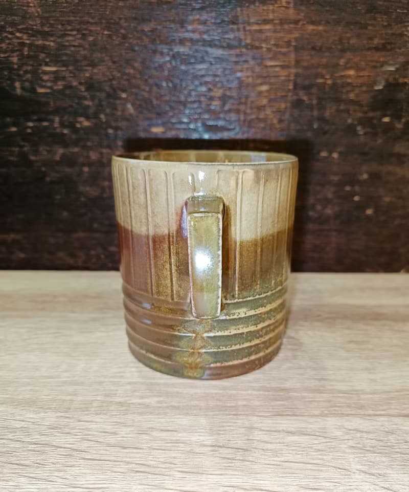 柴燒無釉手作馬克杯-鶯歌李玟叡
