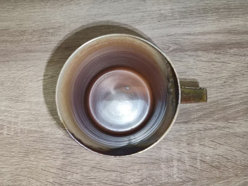柴燒無釉手作馬克杯-鶯歌李玟叡
