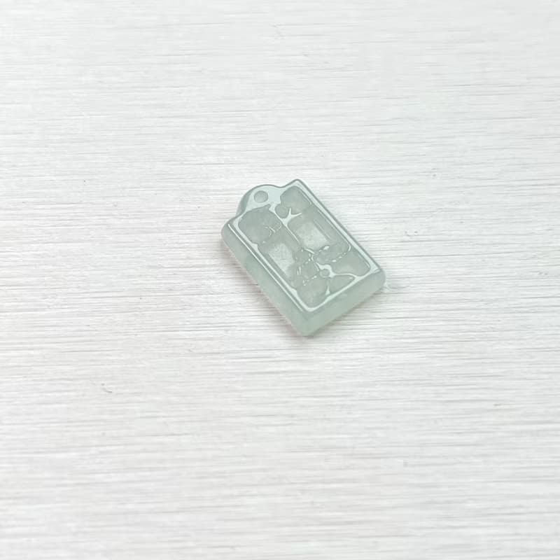 【願‧平安】冰種翡翠平安牌 | 天然緬甸A貨翡翠 | 送禮