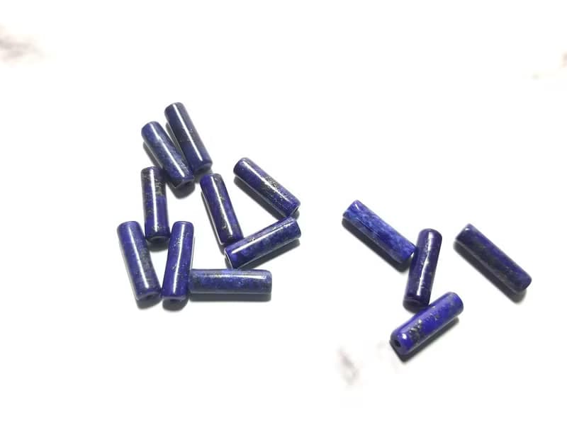青金石  /  圓柱  /  玉石系列耳環 / 可改耳夾
