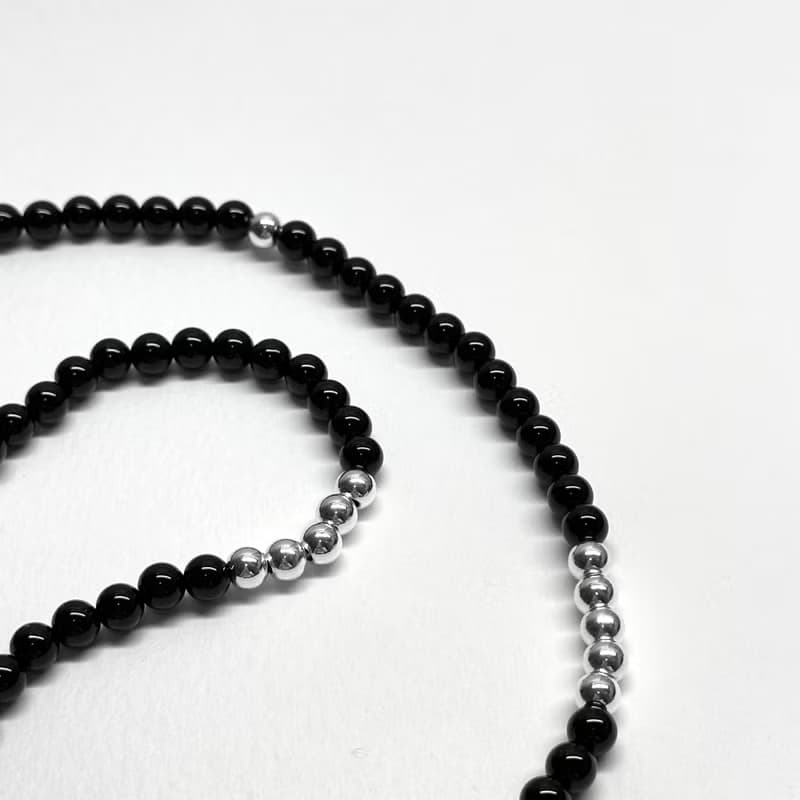 【三環|獅子處女】黑瑪瑙鍍銀手鏈 防小人 男士手鍊 情侶 情人節