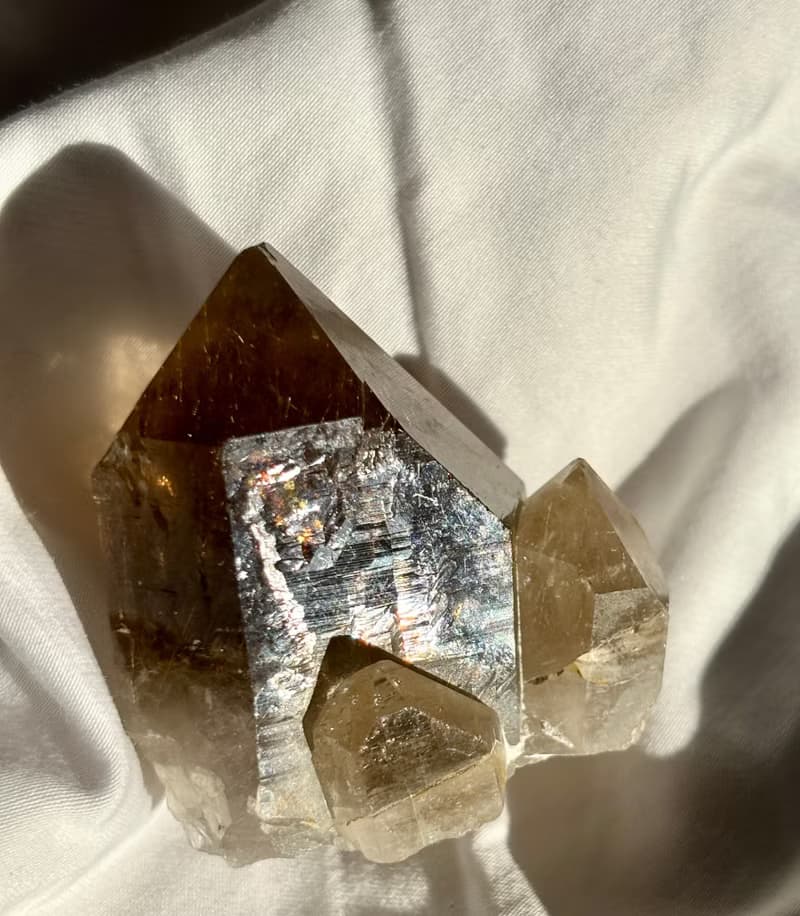 金髮晶 城堡 水晶簇 順髪 貓眼 天然水晶 冰透 擺設 水晶原礦