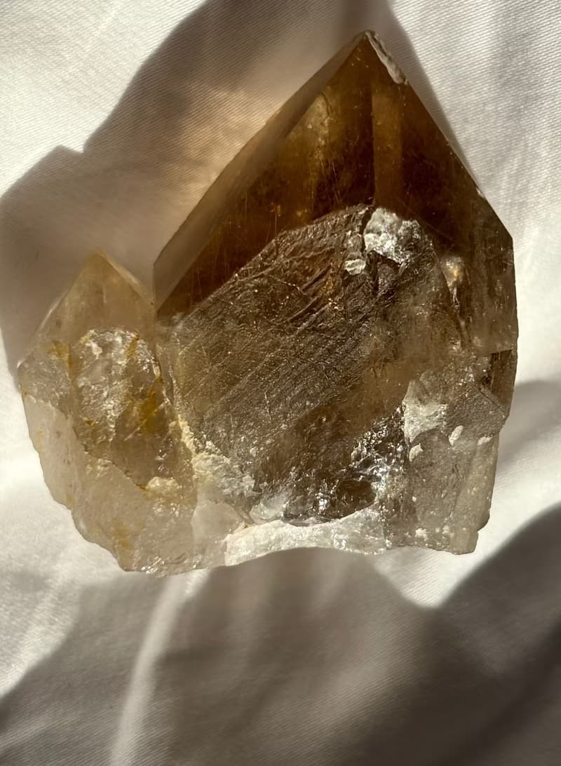 金髮晶 城堡 水晶簇 順髪 貓眼 天然水晶 冰透 擺設 水晶原礦