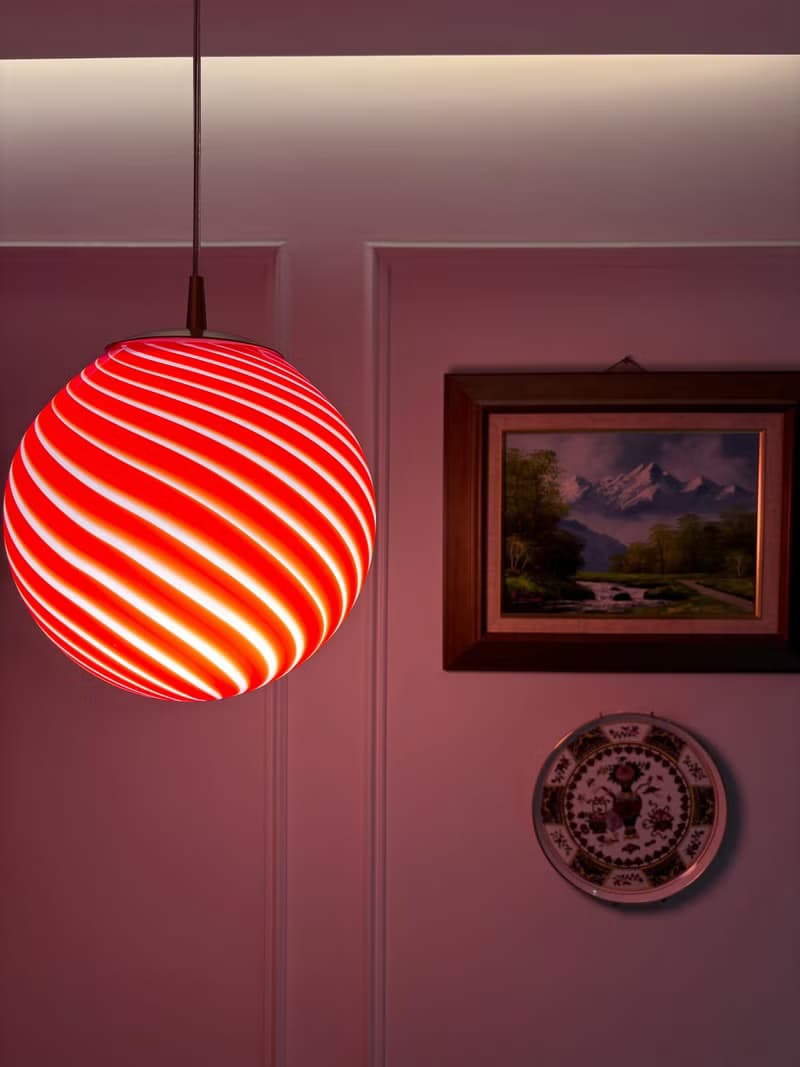 Hand Blown Glass Globe Pendant Lights D25cm(9.8inch), Glass Globe Ceiling Light