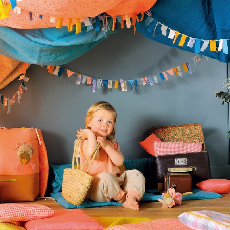 法國 Moulin Roty 粉戀寶寶安全快樂餐具禮盒組 (刀、叉、湯匙)