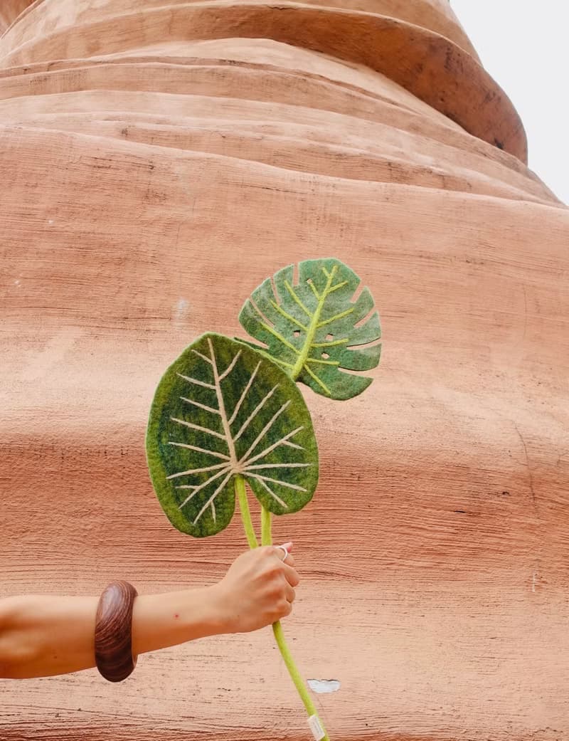 手感森林 — 錦緞 • 羊毛氈花禮