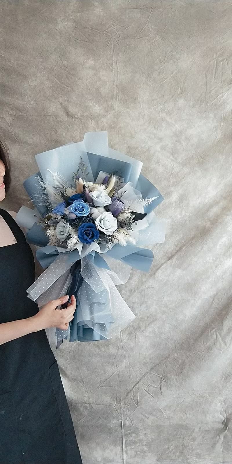 巨型永生花束 韓式花束 情人節禮物 生日求婚 畢業 老師禮物