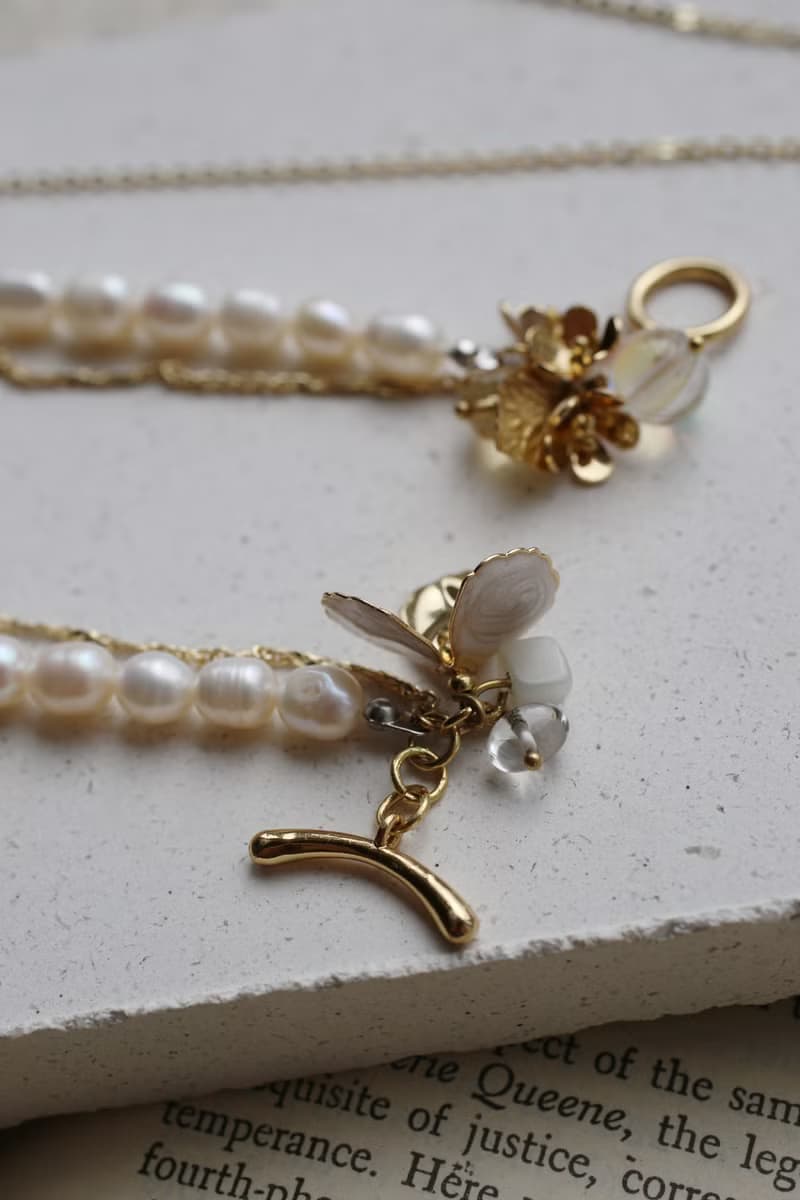 露珠之歌  天然淡水珍珠 花朵  2way 手鏈項鏈  情人節禮物