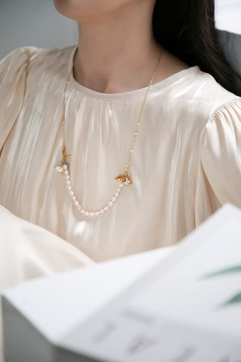 露珠之歌  天然淡水珍珠 花朵  2way 手鏈項鏈  情人節禮物