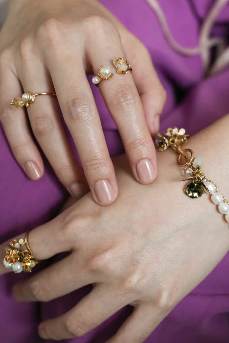 露珠之歌  天然淡水珍珠 花朵  2way 手鏈項鏈  情人節禮物