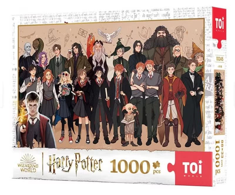 TOi圖益【哈利波特HarryPotter系列】IP拼圖1000片盒動漫插畫桌遊