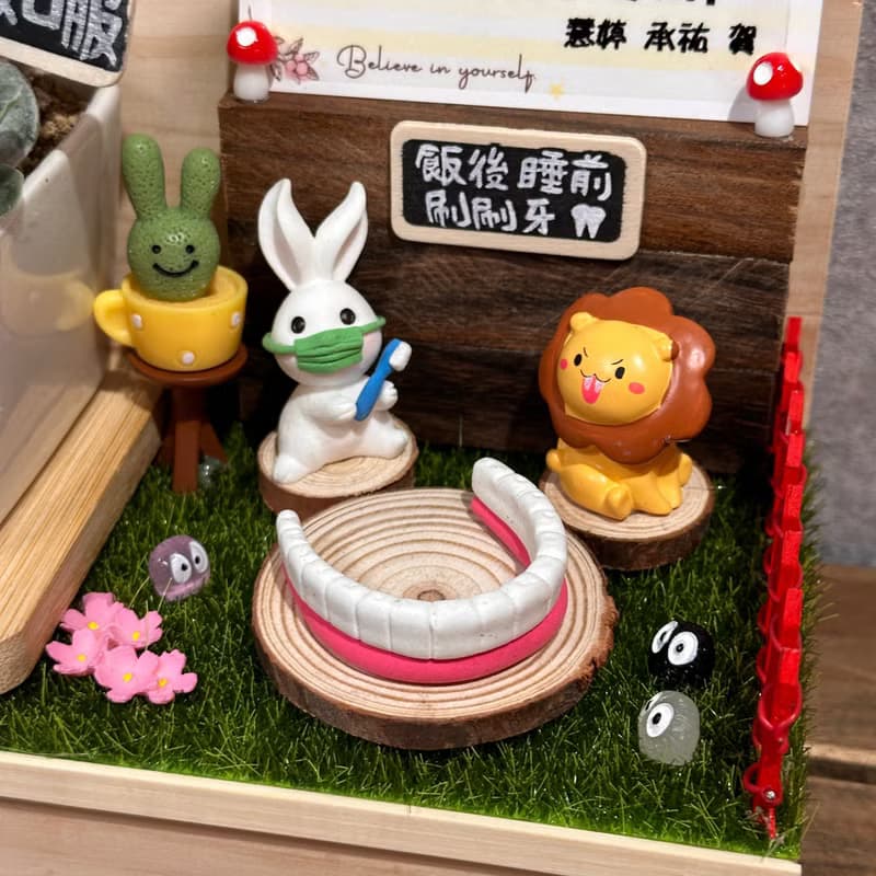 牙醫診所 醫療業 開店禮 多肉送禮 開幕禮 名片座開幕 開店木作禮