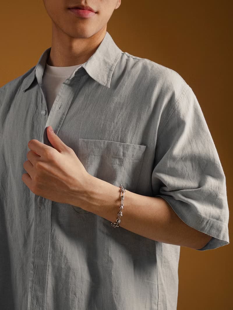Unisex | 極晝系列 - 黑岩 * 不鏽鋼手鍊