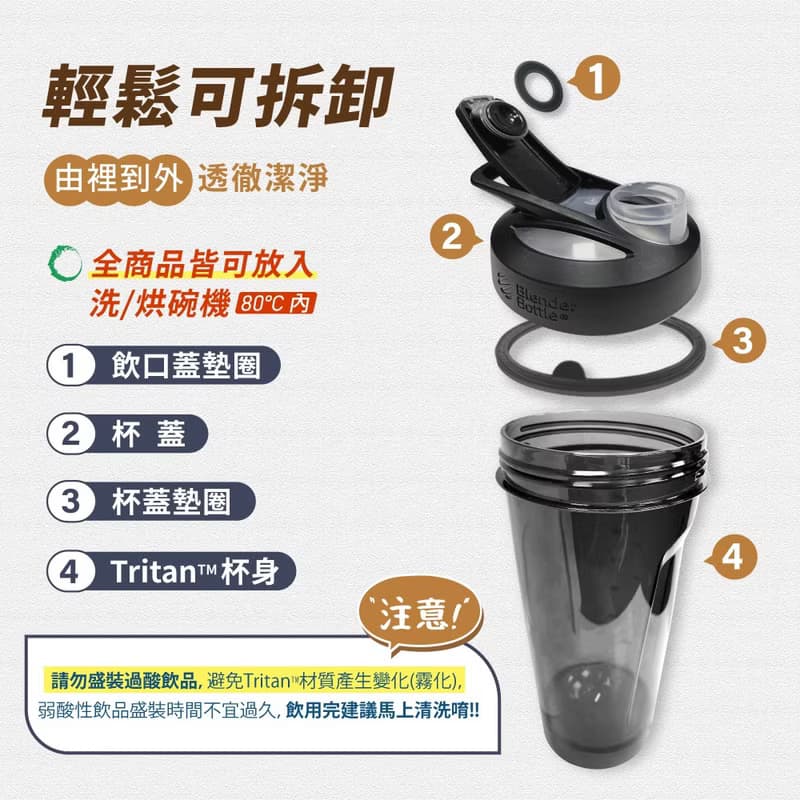 BlenderBottle【Strada系列】哈利波特Tritan按壓水壺28oz/828ml