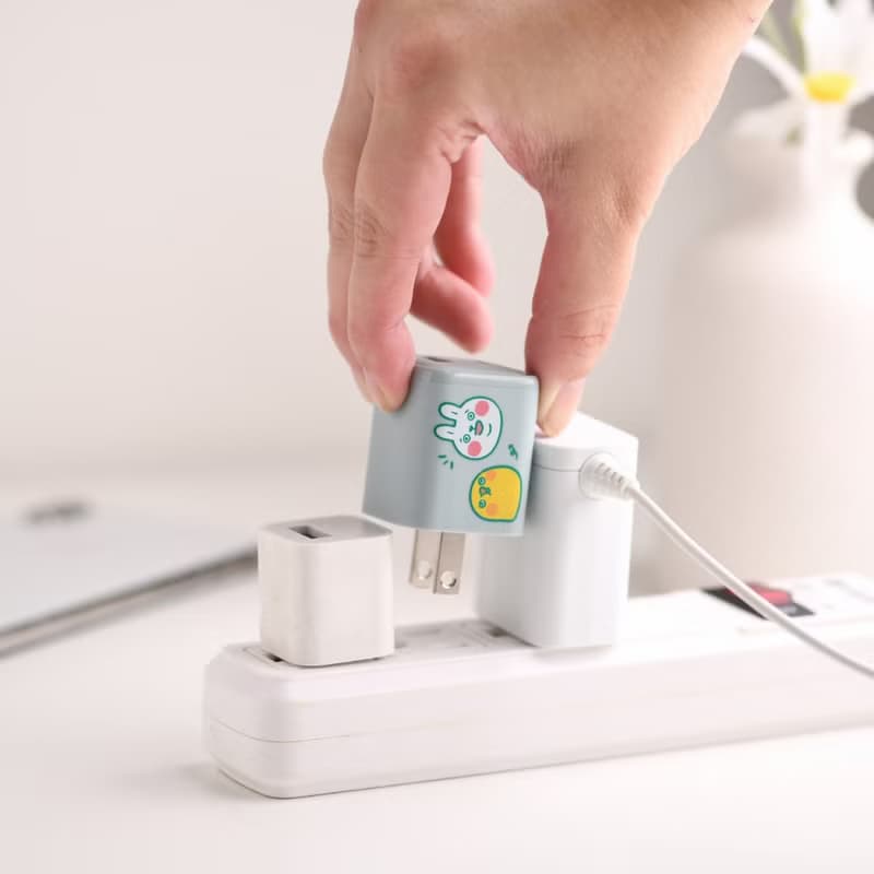 HaoO 懶散兔啾先生聯名 35W 氮化鎵PD+QC充電器 | 2孔快充