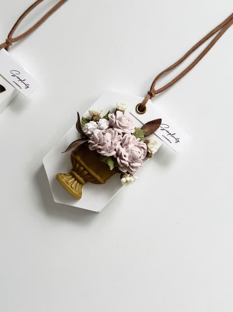 Simplicity | 古典風 裱花 擴香石擴香掛牌