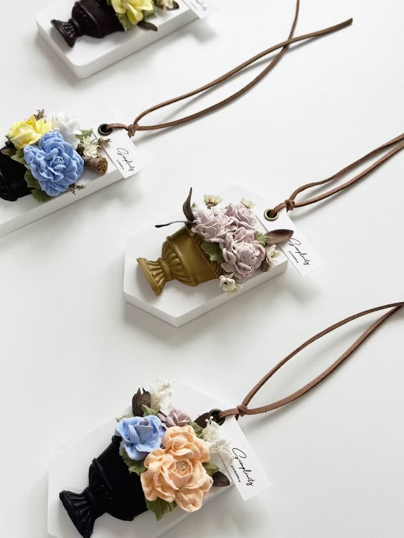 Simplicity | 古典風 裱花 擴香石擴香掛牌