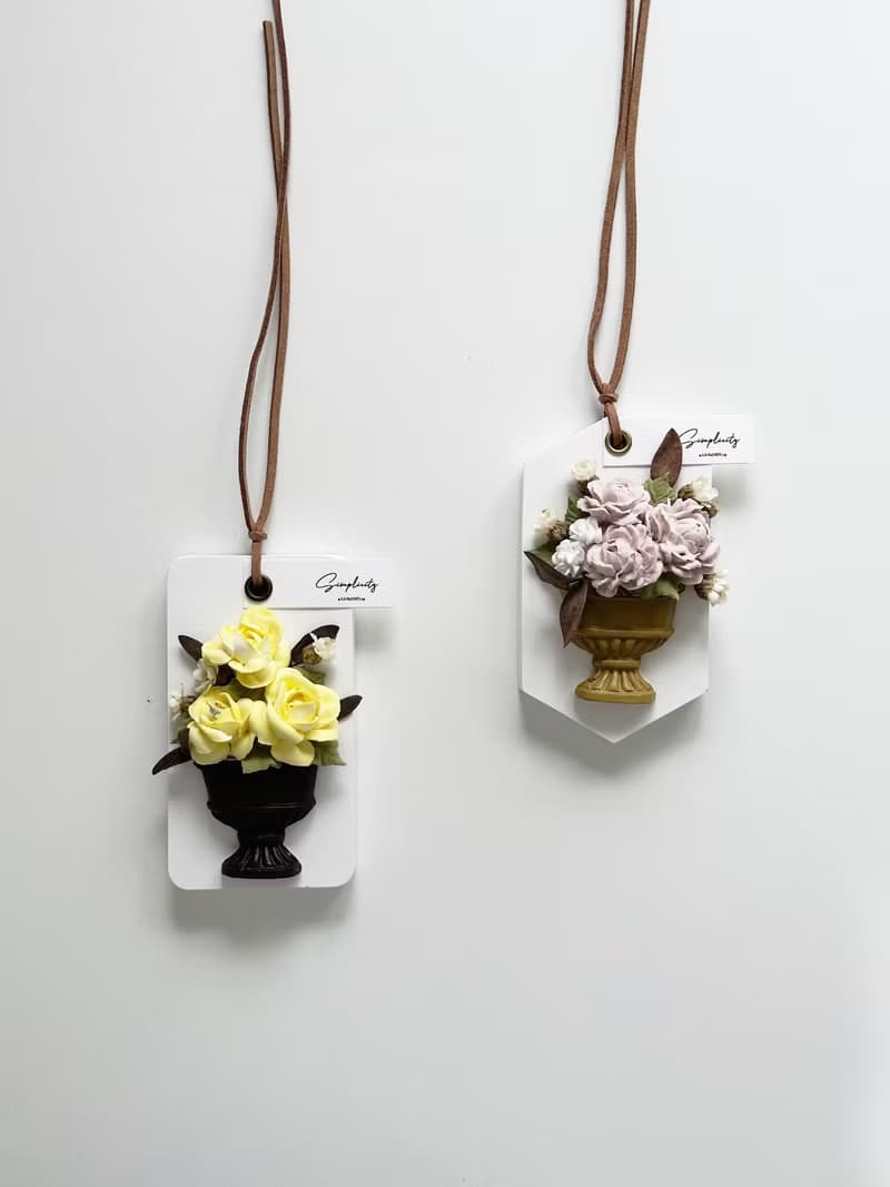 Simplicity | 古典風 裱花 擴香石擴香掛牌