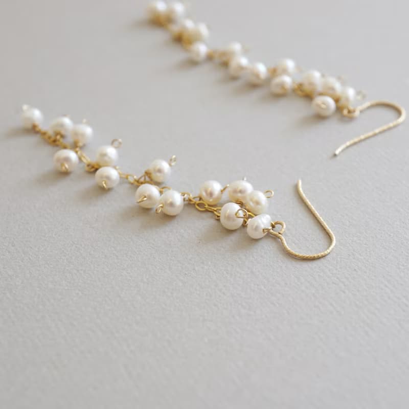 14kgf  Freshwater Pearl Random Earrings