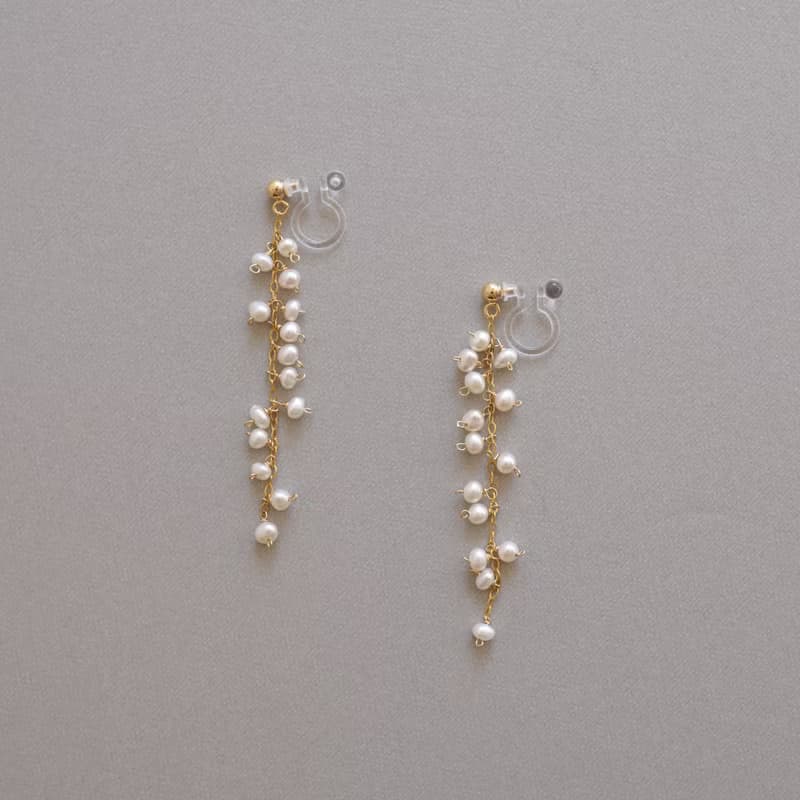 14kgf  Freshwater Pearl Random Earrings