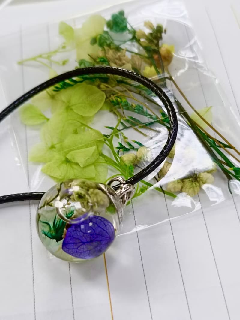 【DIY材料包】浪漫療癒浮游花項鍊
