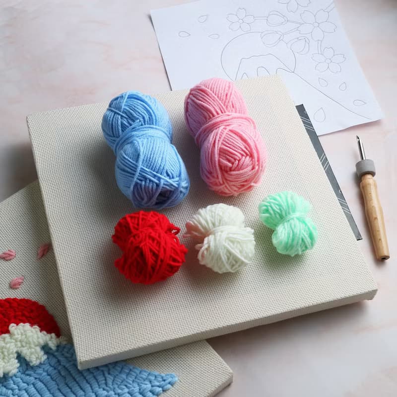【DIY】俄羅斯刺繡. 富士山旅遊 材料包+新手教學影片