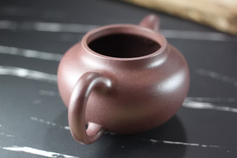 【送禮好物】柿圓 紫泥 宜興紫砂 吳倩助工製 180ml