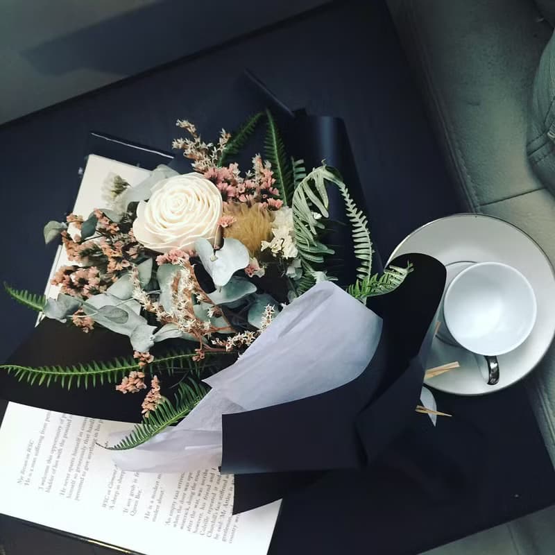 【花束】絕美色系花束|氣質系|永生花|乾燥花|快速出貨