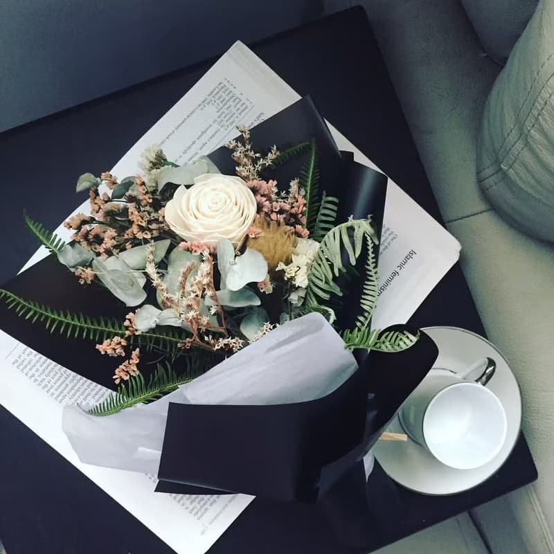 【花束】絕美色系花束|氣質系|永生花|乾燥花|快速出貨