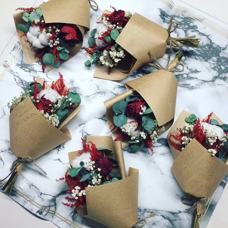 【花束】絕美色系花束|氣質系|永生花|乾燥花|快速出貨