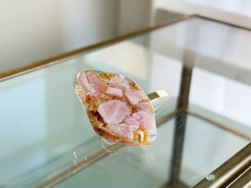 【7月の誕生石】引き寄せパワー・ロードクロサイト (インカローズ) ・アゲート・ポニーフック