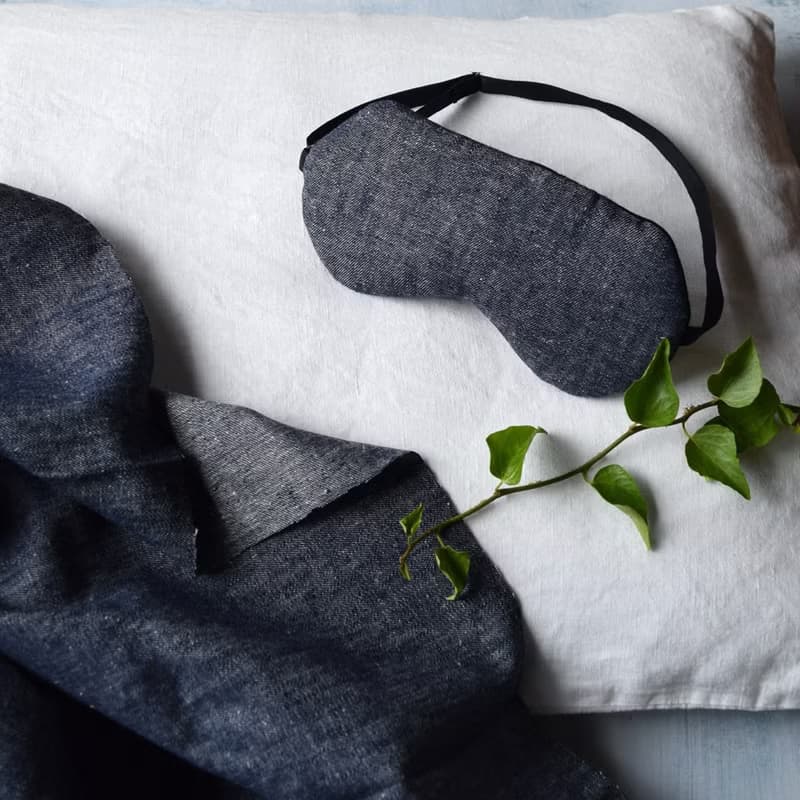 日本眼罩   Linen Denim | 有附收納袋|可調整長度