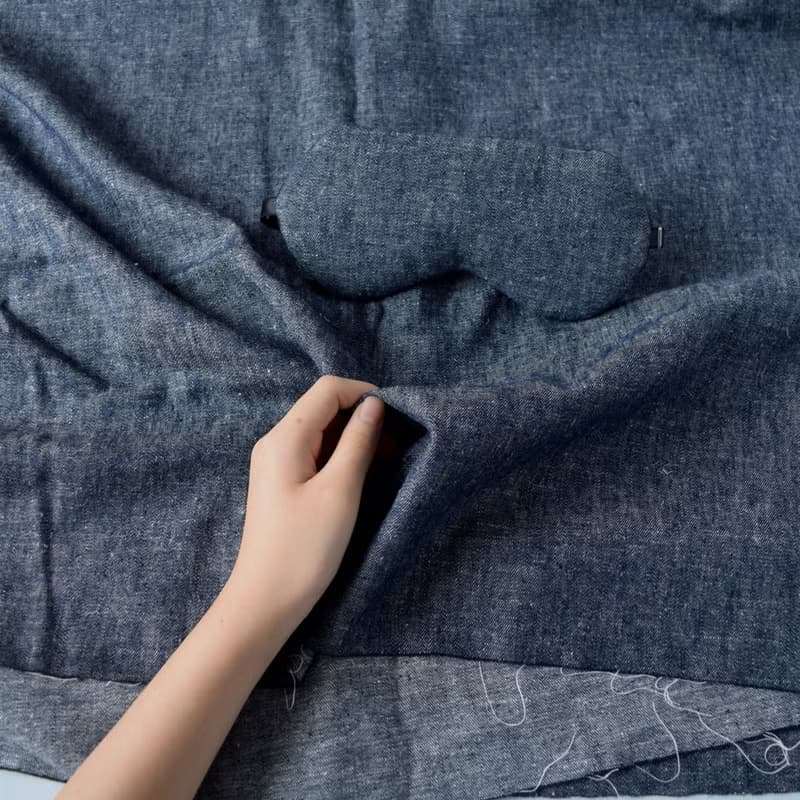 日本眼罩   Linen Denim | 有附收納袋|可調整長度