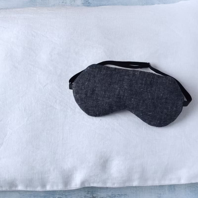 日本眼罩   Linen Denim | 有附收納袋|可調整長度