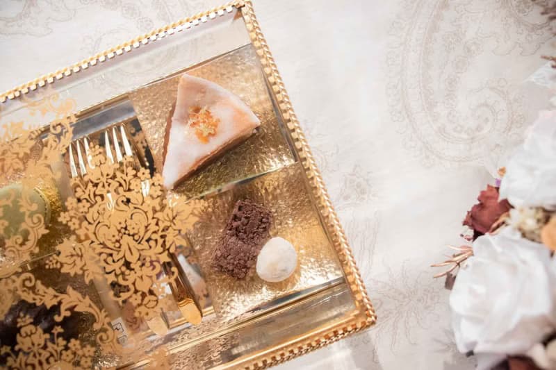 【莊雅花園─古典玻璃珠寶盒單入組】金色│收納盒│玻璃│甜點