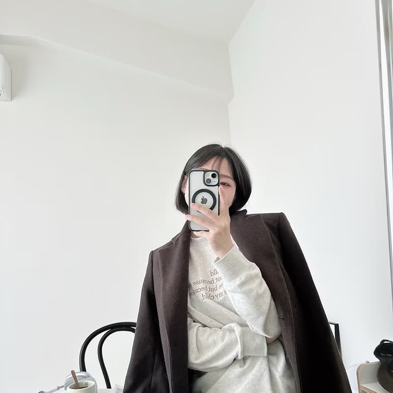 JIN CHA GOD- 刺繡大學T 孩子我愛你 不是因為你付出了什麼 /基督