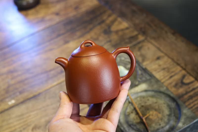 送禮紫砂壺茶壺秦权 一壶两杯  朱泥 180ml 刘素素 全手工制  整