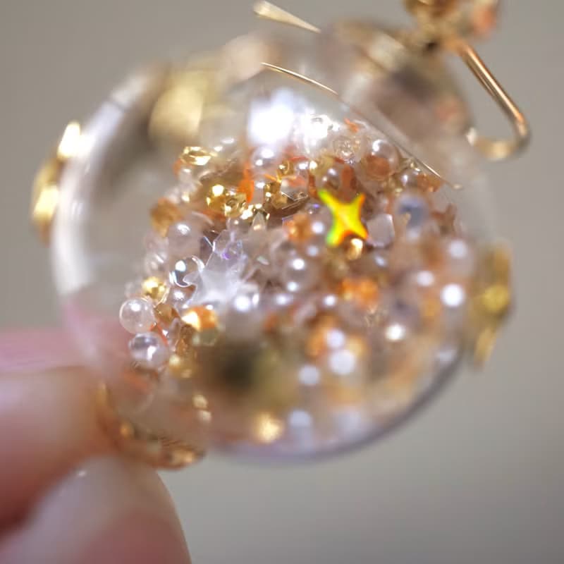クリスマスオーナメントのピアス/イヤリング