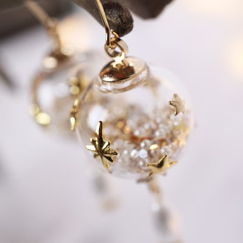 クリスマスオーナメントのピアス/イヤリング