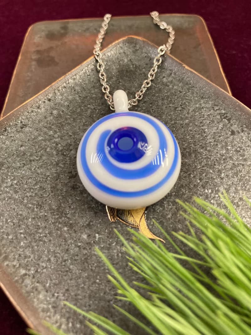 防疫~項鍊精油鍊~糖果–藍色
