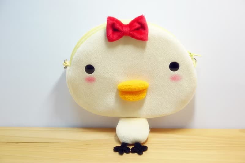 Bucute小雞抱抱包/生日禮物 首選/獨家發售/手工/交換禮物/親子/寵物