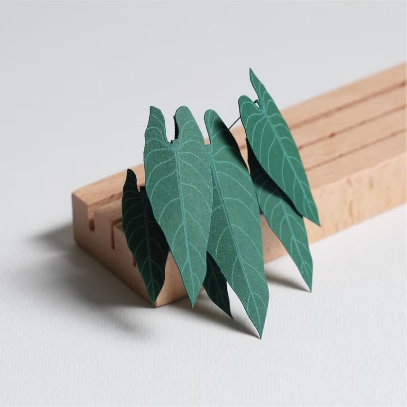 【立體植物貼紙】金葉喜林芋 (605013) FingerART紙雕紙藝術