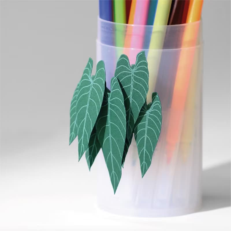 【立體植物貼紙】金葉喜林芋 (605013) FingerART紙雕紙藝術