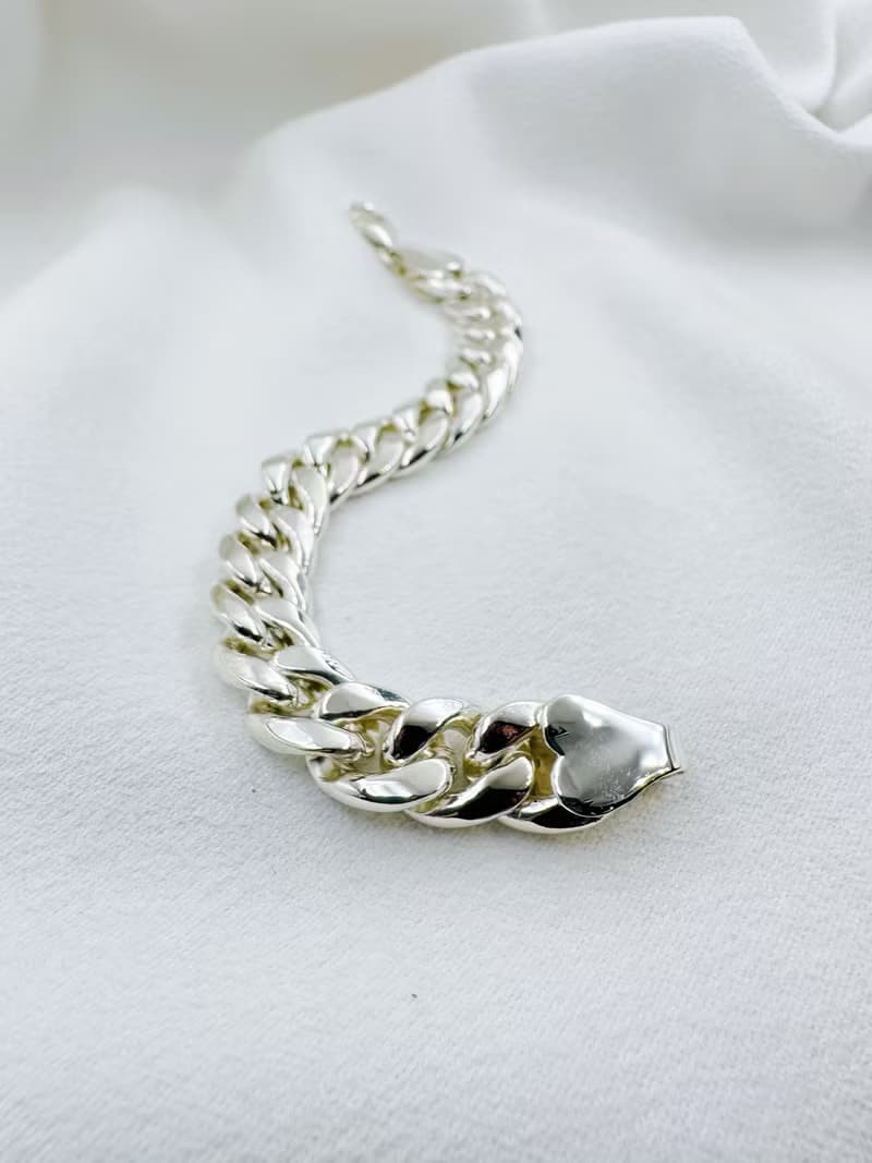 古巴勇者之鍊_925純銀_寬版古巴鍊_手鍊_復古風格