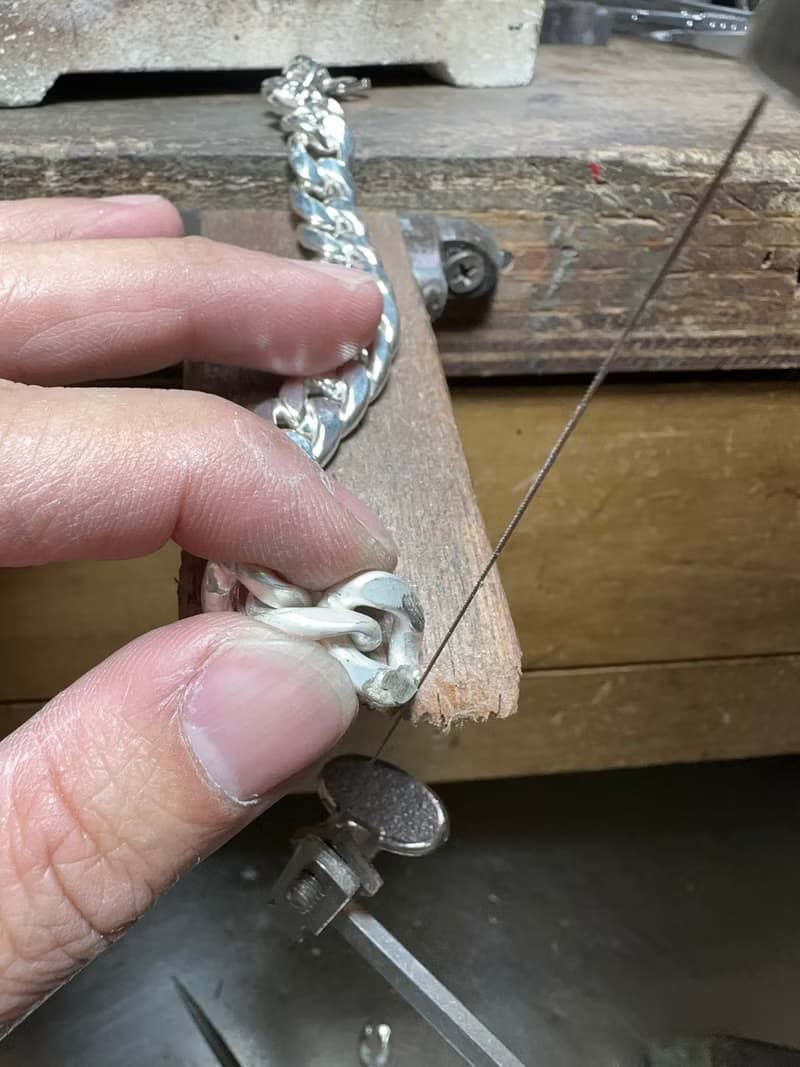 古巴勇者之鍊_925純銀_寬版古巴鍊_手鍊_復古風格